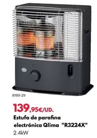 Oferta de Qlima - Estufa De Parafina Electrónica "R3224X" por 139,95€ en BricoCentro