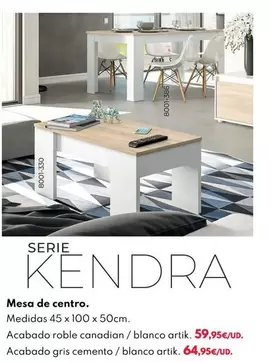 Oferta de Mesa De Centro por 59,95€ en BricoCentro