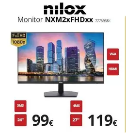 Oferta de Nilox - Monitor NXM2XFHDXX por 99€ en Ecomputer