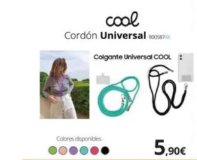 Oferta de Cool - Cordón Universal  por 5,9€ en Ecomputer