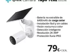 Oferta de TP-LINK - Cámara Tapo TC82 por 79€ en Ecomputer