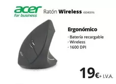 Oferta de Acer - Ratón Wireless  por 19€ en Ecomputer