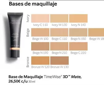 Oferta de Base De Maquillaje  por 26,5€ en Mary Kay