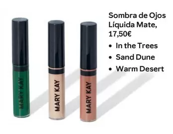 Oferta de Mary Kay - Sombra De Ojos Liquida Mate por 17,5€ en Mary Kay