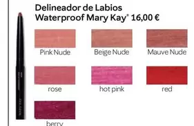 Oferta de Mary Kay - Delineador De Labios Waterproof por 16€ en Mary Kay