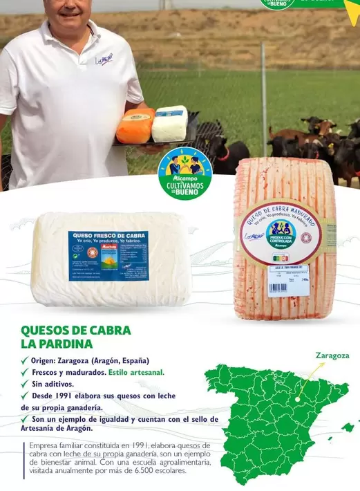 Oferta de Alcampo - Quesos De Cabra en Alcampo