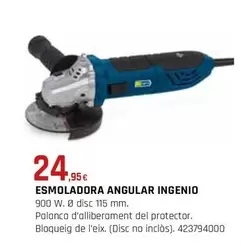 Oferta de Ingenio - Esmoladora Angular  por 24,95€ en Fes Més