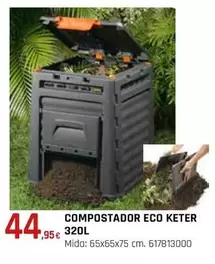 Oferta de Keter - Compostador Eco 320l por 44,95€ en Fes Més