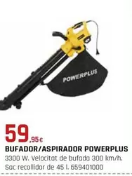 Oferta de Power Plus - Bufador/aspirador por 59,95€ en Fes Més