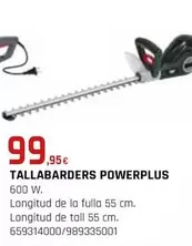 Oferta de Power plus - Tallabarders por 99,95€ en Fes Més