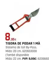 Oferta de Tisora De Podar 1 Ma por 8,95€ en Fes Més