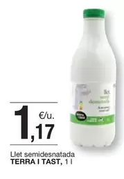 Oferta de Terra -  I Tast - Llet Semidesnatada por 1,17€ en BonpreuEsclat