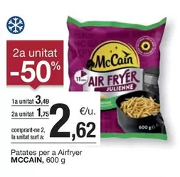 Oferta de McCain - Patates Per A Airfryer por 3,49€ en BonpreuEsclat