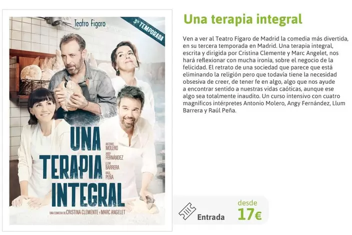 Oferta de Una Terapia Integral por 17€ en Viajes El Corte Inglés