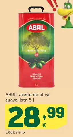 Oferta de Abril - Aceite De Oliva Suave por 28,99€ en HiperDino