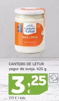 Oferta de Cantero De Letur - Yogur De Oveja por 3,25€ en HiperDino