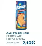 Oferta de Príncipe - Galleta Rellena Chocolate por 2,1€ en La Despensa Express