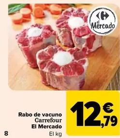 Oferta de Carrefour - Rabo De Vacuno  El Mercado por 12,79€ en Carrefour