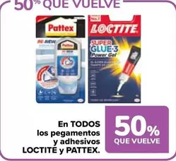 Oferta de Loctite/Pattex - Todos Los Pegamentos Y Adhesivos en Carrefour