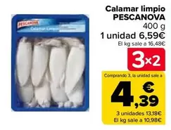 Oferta de Pescanova - Calamar Limpio  por 6,59€ en Carrefour