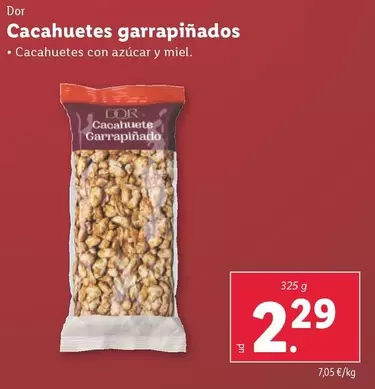 Oferta de Dor - Cacahuetes Garrapiñados por 2,29€ en Lidl