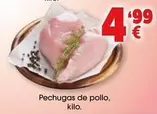 Oferta de Pechugas De Pollo por 4,99€ en Top Cash