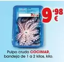 Oferta de Cocimar - Pulpo Crudo Bandeja por 9,98€ en Top Cash