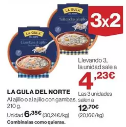 Oferta de La Gula del Norte - Alajillo O Al Ajillo Con Gambas por 6,35€ en Supercor