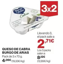 Oferta de Burgo de Arias - Queso De Cabra por 4,06€ en Supercor