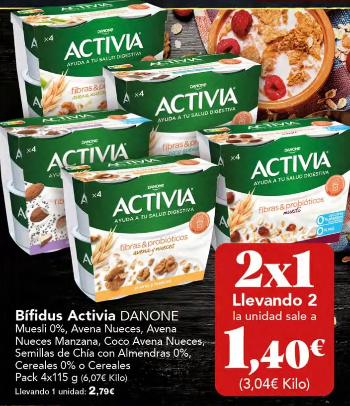 Oferta de Danone - Bifidus Activia por 2,79€ en Gadis