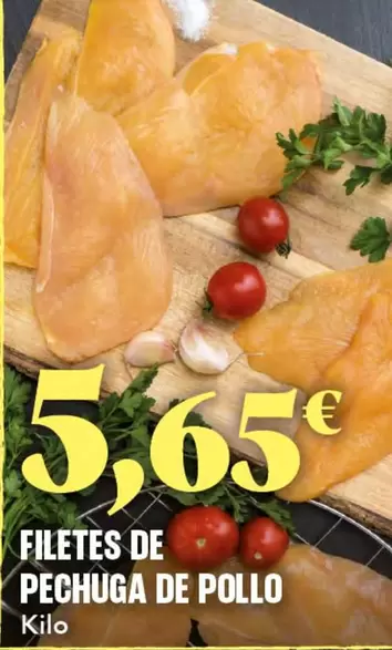 Oferta de Filetes De Pechuga De Pollo por 5,65€ en Gadis