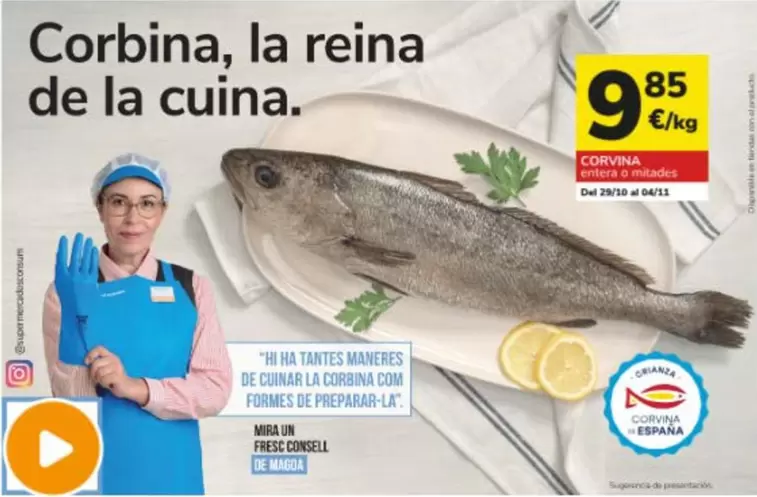 Oferta de Reina - Corbina, La Reina De La Cuina por 9,85€ en Consum