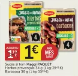 Oferta de Maggi - Sucos Al Forn por 1€ en Consum