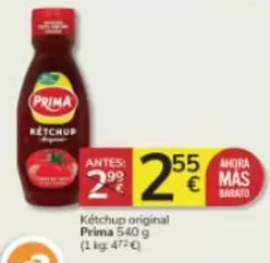 Oferta de Prima - Ketchup Original por 2,55€ en Consum