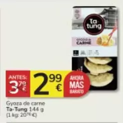 Oferta de Ta Tung - Gyoza De Carne por 2,99€ en Consum