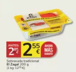 Oferta de El Zagal - Sobrasada Tradicional por 2,55€ en Consum