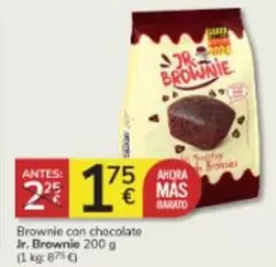 Oferta de Jr.Brownie - Brownie Con Chocolate por 1,75€ en Consum