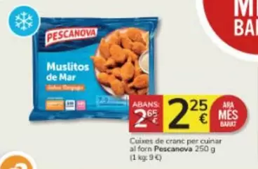 Oferta de Pescanova - Cuixes De Cranc Per Cuinar Al Forn por 2,25€ en Consum