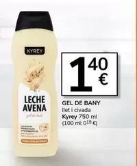 Oferta de Kyrey - Gel De Bany por 1,4€ en Supermercados Charter