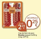 Oferta de Boadas - Cap De Llom De Porc por 2,29€ en Supermercados Charter