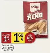 Oferta de Coral - Bescuit King por 1,69€ en Supermercados Charter