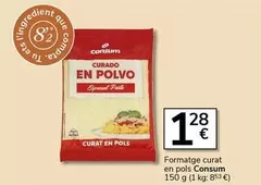 Oferta de Consum - Formatge Curat En Pols por 1,28€ en Supermercados Charter