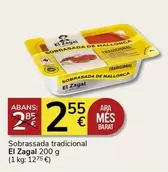 Oferta de El Zagal - Sobrassada Tradicional por 2,55€ en Supermercados Charter