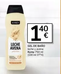 Oferta de Kyrey - Gel De Bano por 1,4€ en Supermercados Charter