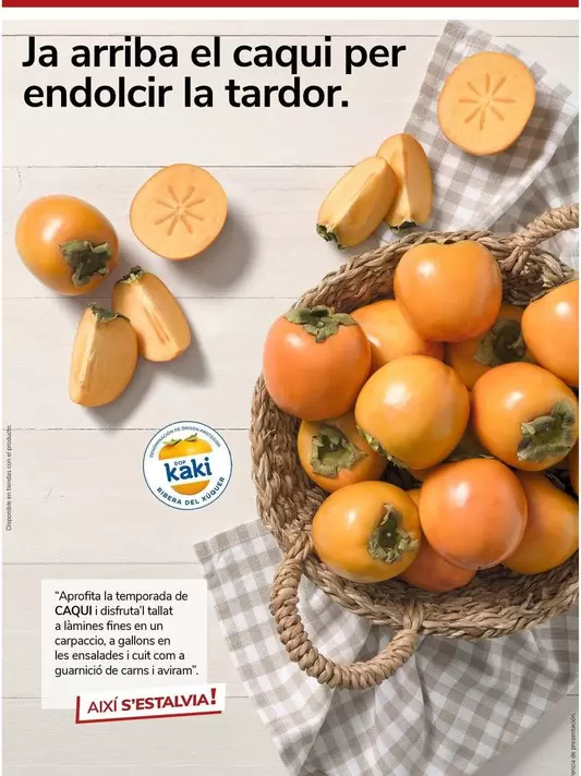 Oferta de Origen - Caqui  en Supermercados Charter