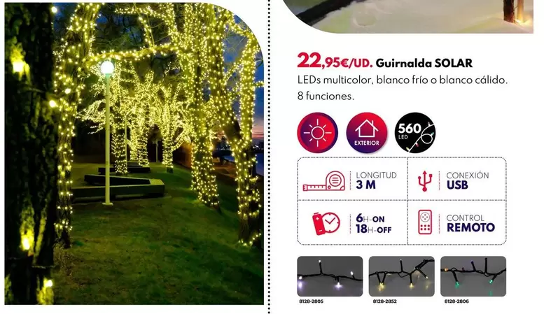 Oferta de Solar - iluminación en BricoCentro