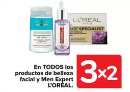 Oferta de L'Oréal - En Todos Los Productos De Belleza Facial Y Men Expert en Carrefour Market