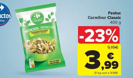 Oferta de Carrefour - Festuc Classic por 3,99€ en Carrefour Market