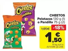 Oferta de Cheetos - Pelotazos O Pandilla por 1,5€ en Carrefour Market