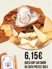 Oferta de Larsa - Queso Dop San Simon Da Costa Prestes por 6,15€ en Claudio